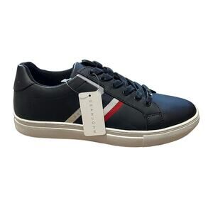 Sean John Mens Black Hardlined Pull On Low Top Sneakers Size 8.5 NWT